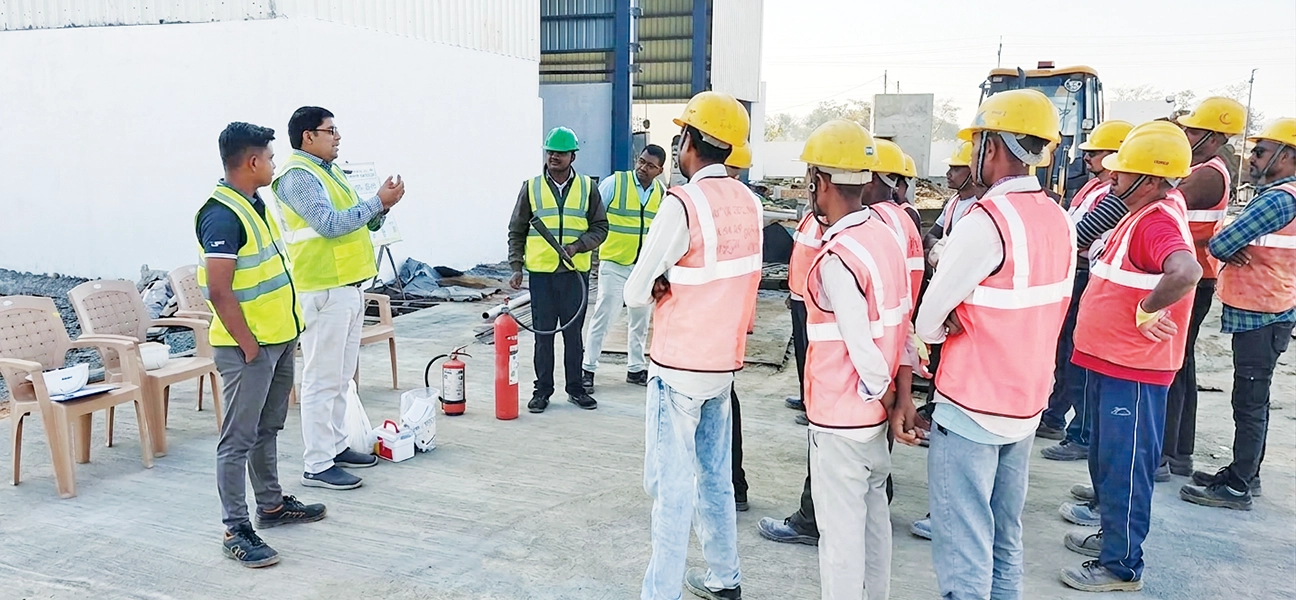 Training session for contract manpower